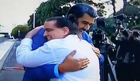 Maduro recibe a Saab