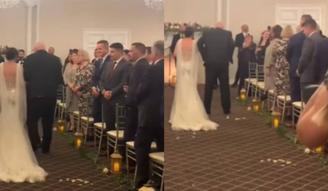 Padre de una novia pasó vergüenza