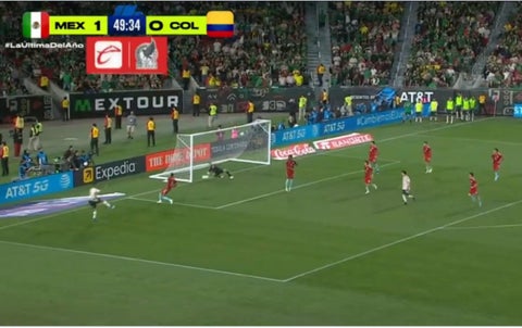 [Video] México le gana fácil a Colombia: 2-0 error de Ospina