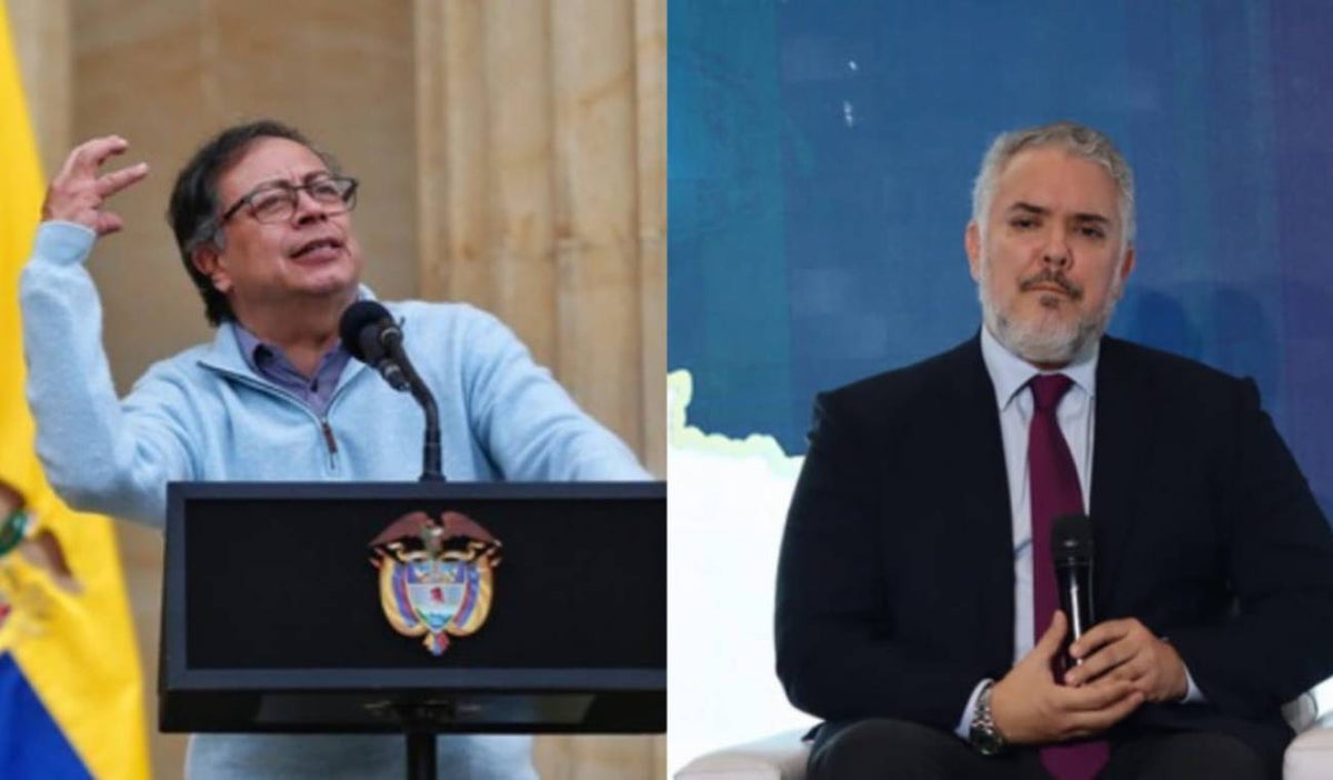 Gustavo Petro e Iván Duque