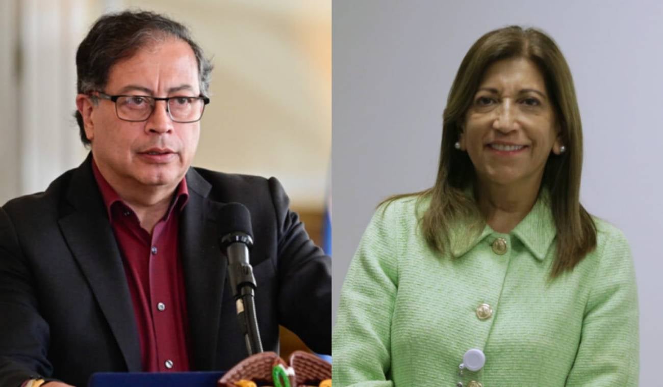 Gustavo Petro y Martha Lucía Zamora