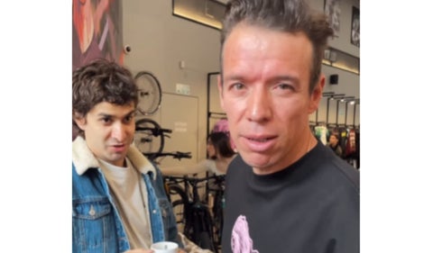 Rigoberto Urán grabó su propia escena con los actores de 'Rigo'