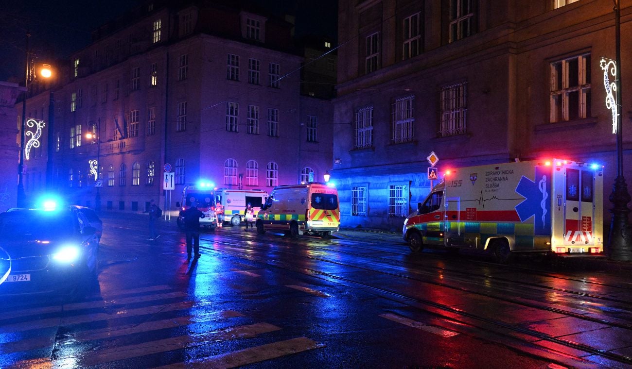 Tiroteo en Praga