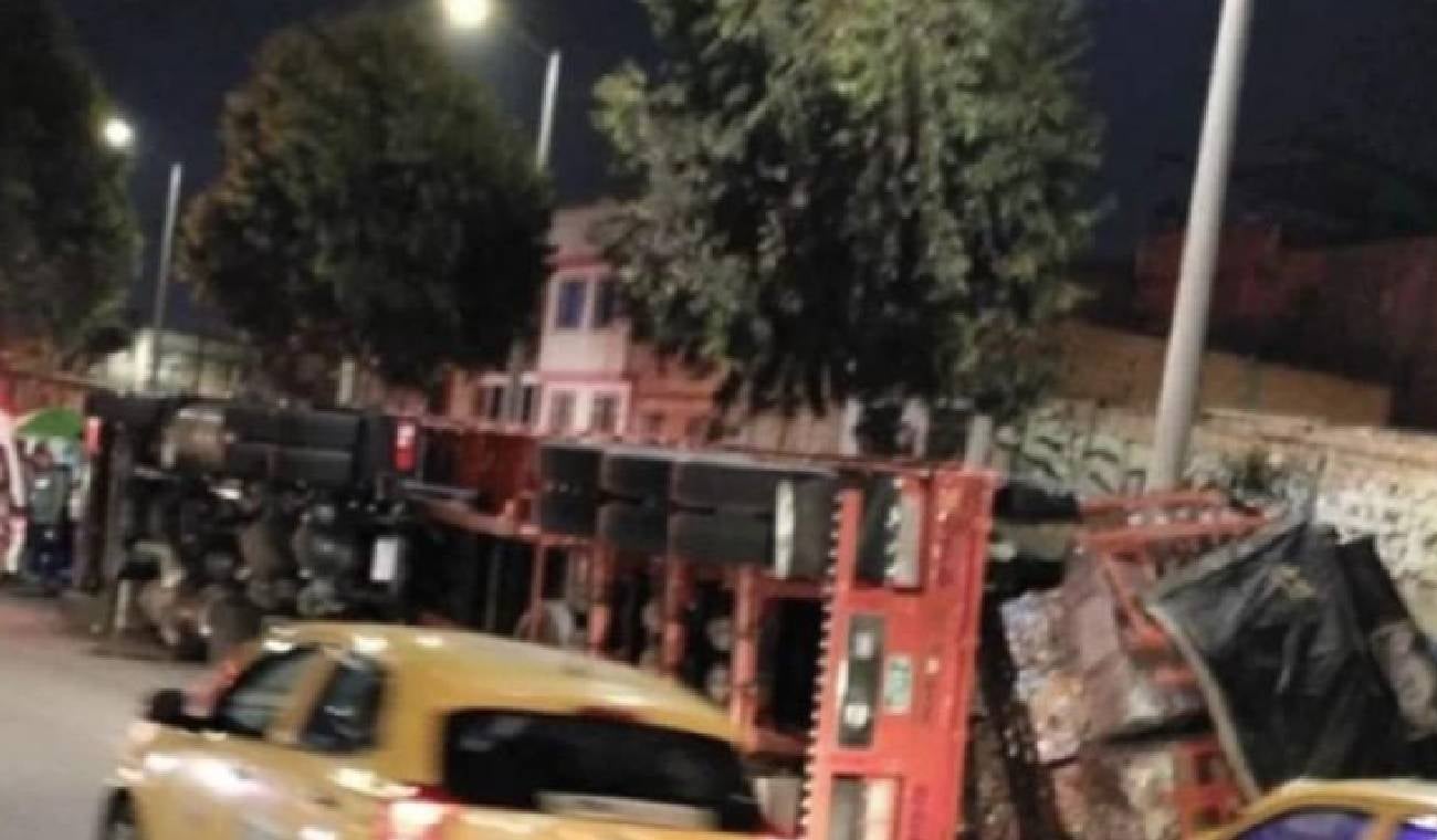 Accidente con tractomula
