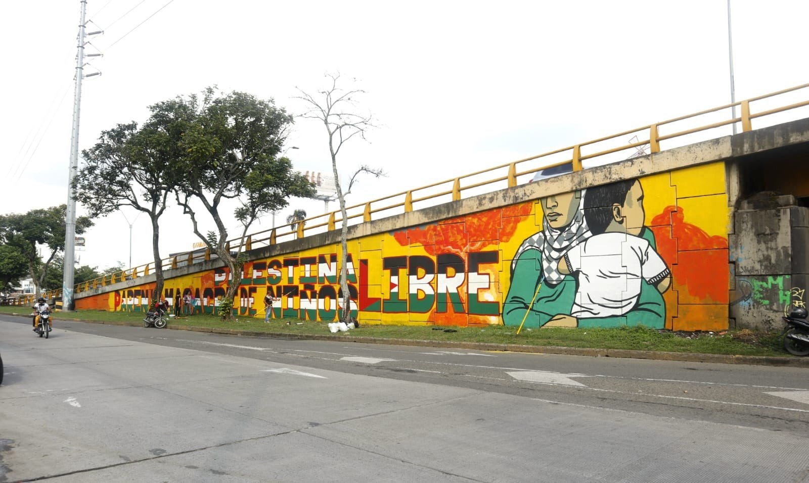 mural Palestina Cali