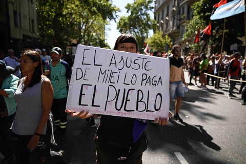 Protestas en Argentina