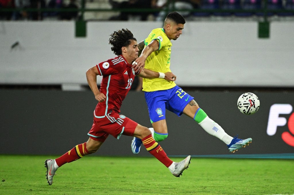 Selección Colombia vs Selección Brasil - Preolímpico sub 23