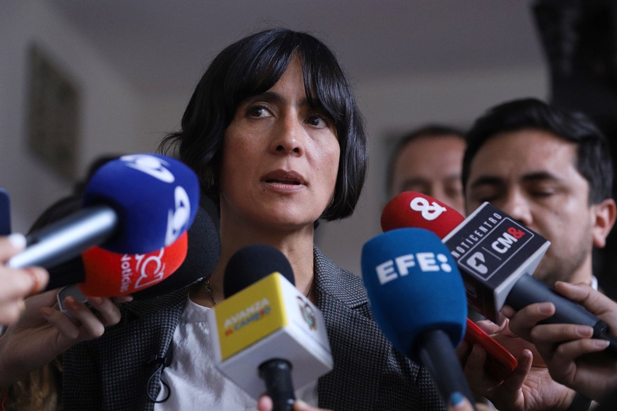 Ministra de Ambiente, Susana Muhamad en rueda de prensa