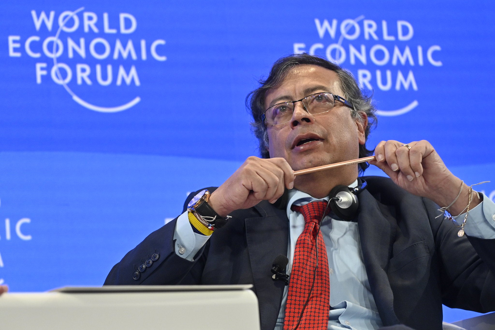 Gustavo Petro en el Foro Económico Mundial