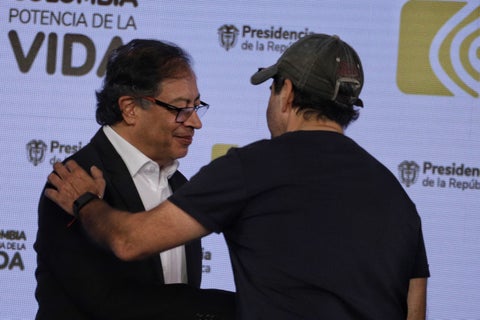 Rueda de prensa del Presidente de la República, Gustavo Petro, tras reunión para recuperar Juegos Panamericanos