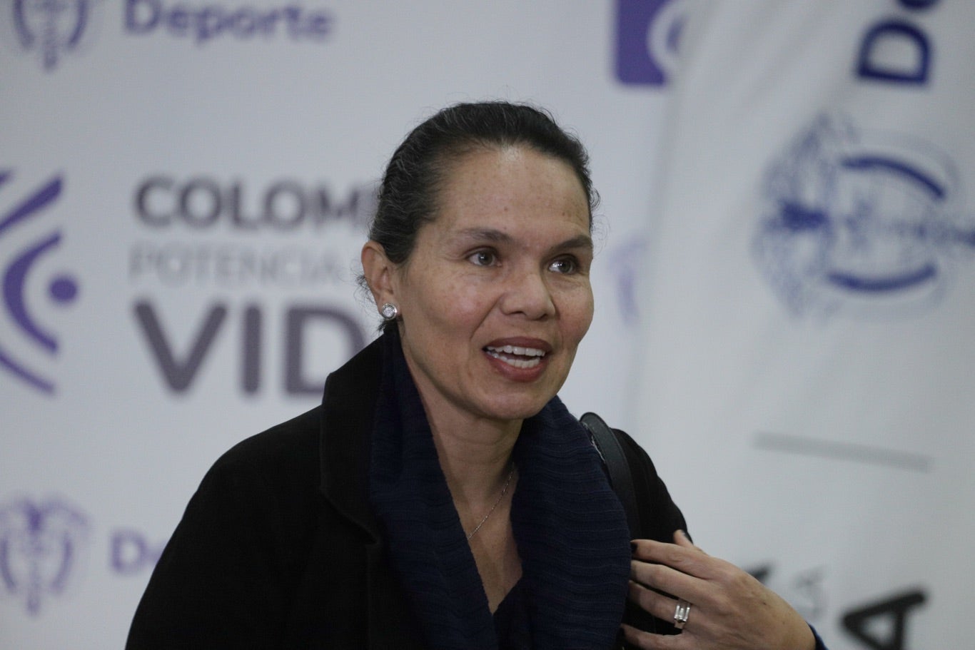 Ministra del Deporte, Astrid Bibiana Rodríguez