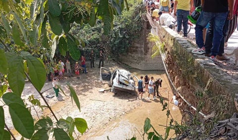 Accidente de tránsito en Chaparral, Tolima