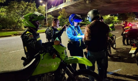 Agentes de tránsito en Medellín