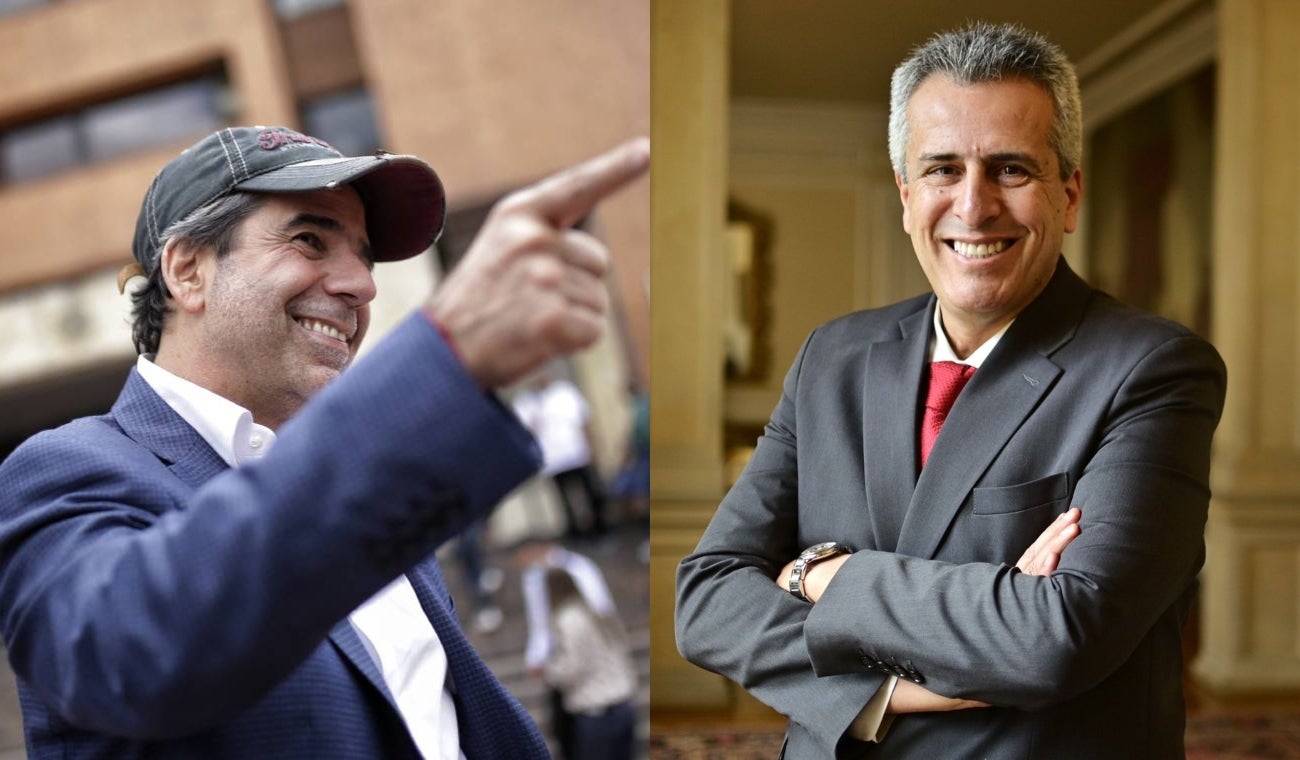 Alejandro Char y Luis Fernando Velasco