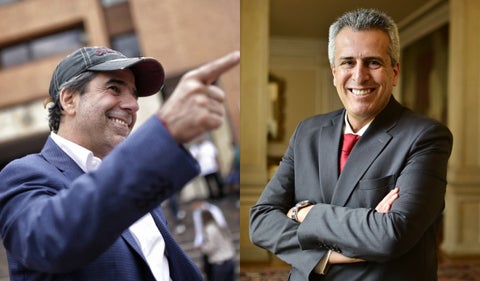 Alejandro Char y Luis Fernando Velasco