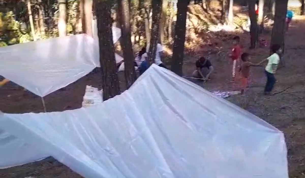 Asentamiento indígena en el Cerro Pan de Azúcar, Medellín.