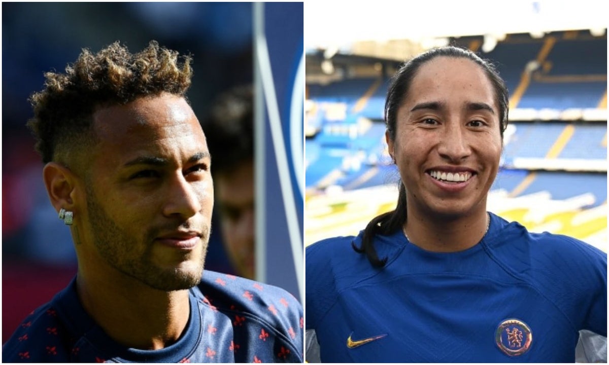 Neymar y Mayra Ramírez