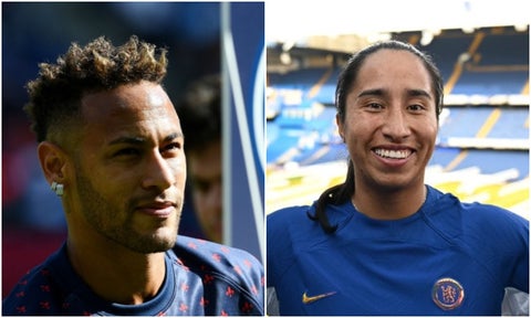 Neymar y Mayra Ramírez