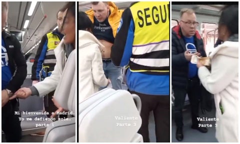 [Videos] Colombiana enfrentó a ladrones en el metro de Madrid