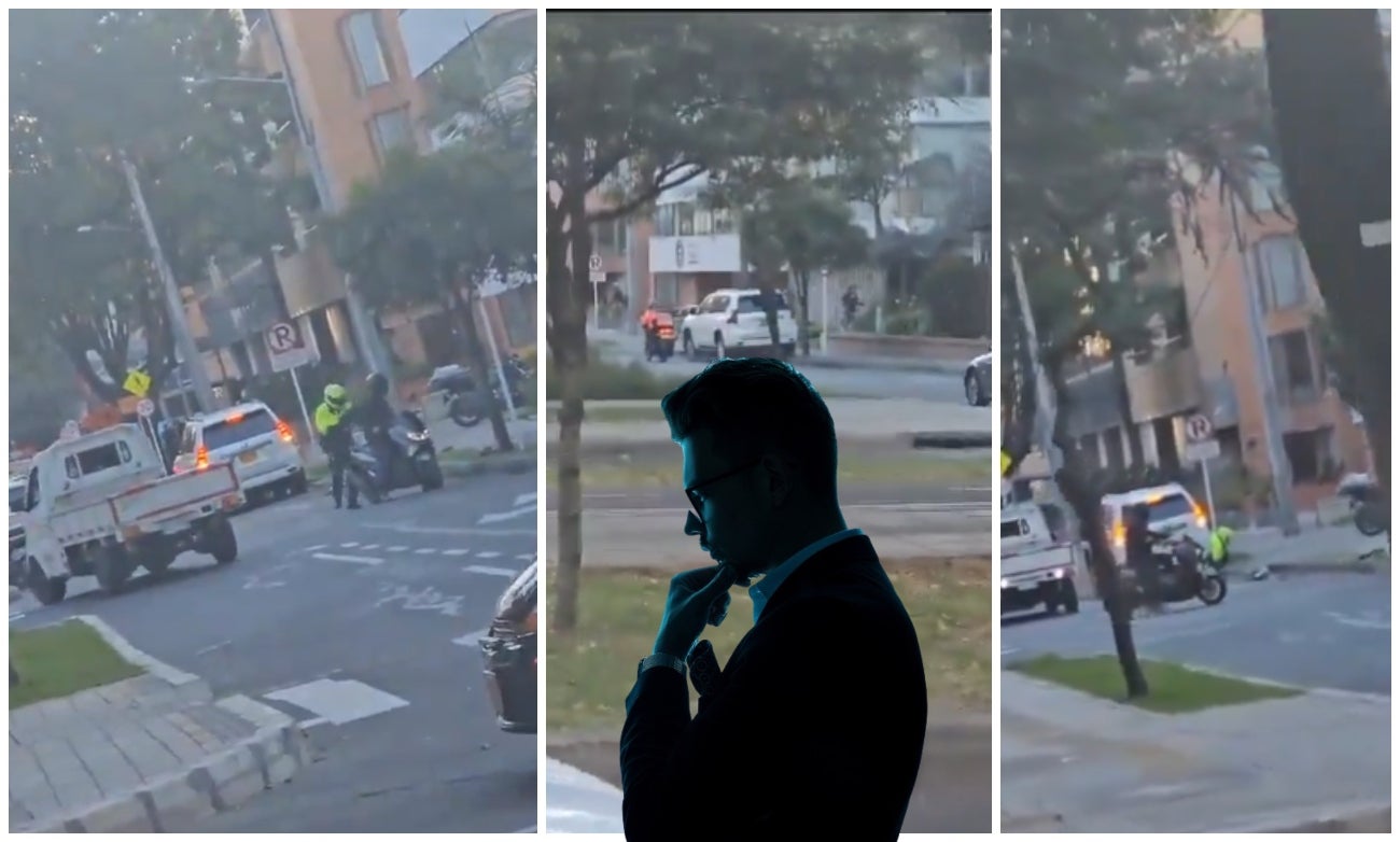 ¿Quién es el conductor que atropelló 2 policías falsos en Bogotá?