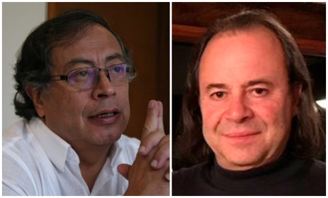 Luigi Eheverry y Gustavo Petro