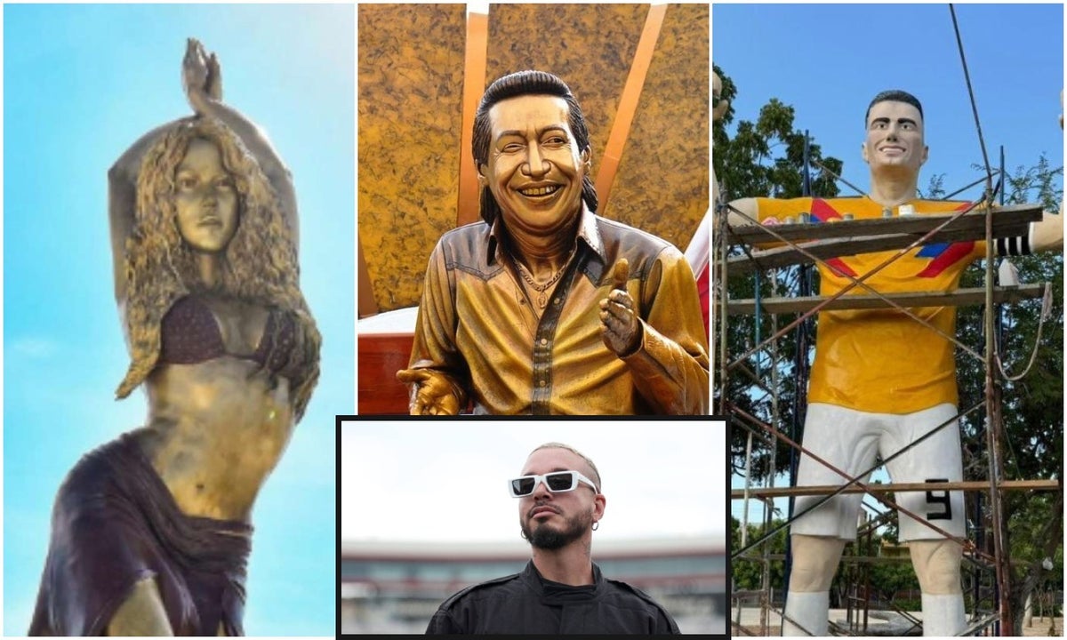 Estatuas de famosos colombianos