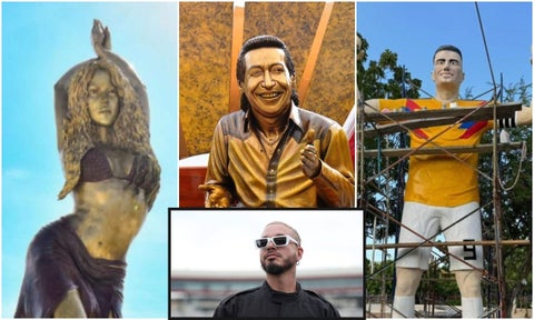 Estatuas de famosos colombianos