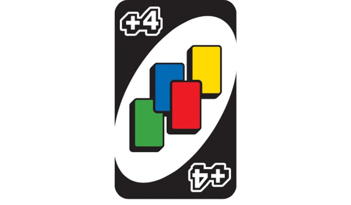 carta +4 del UNO