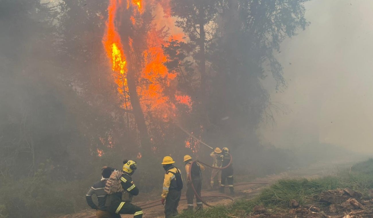 Incendio en Nemocón