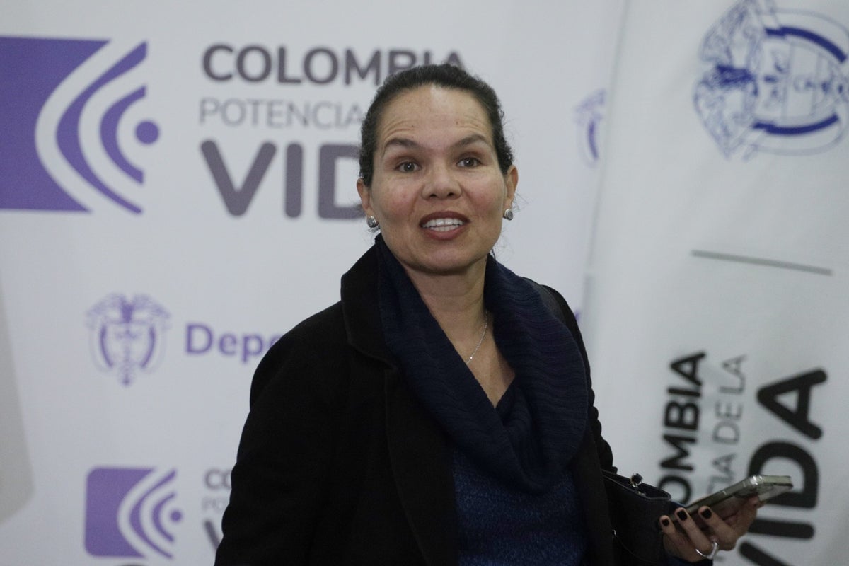 Ministra del Deporte, Astrid Bibiana Rodríguez