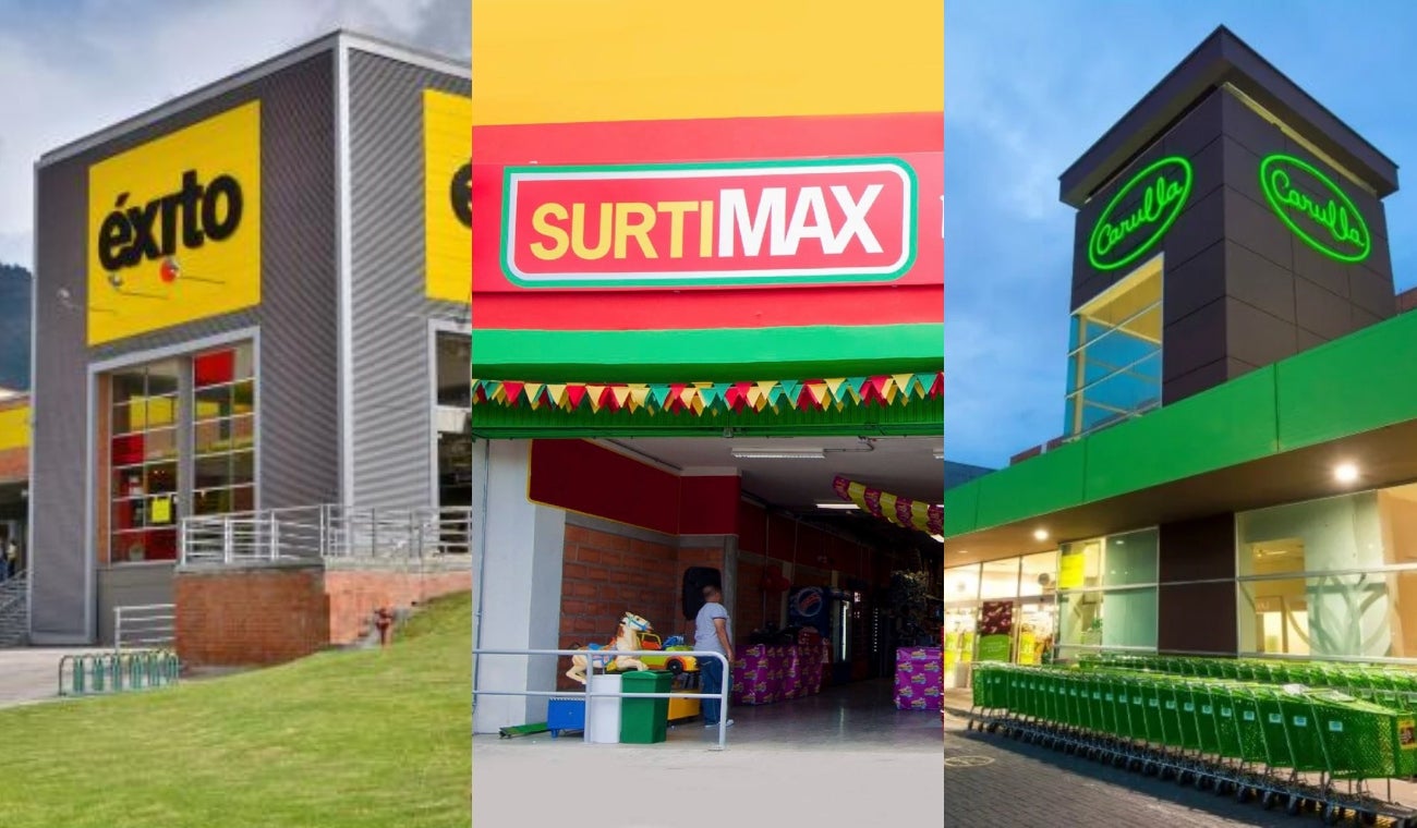 Éxito, Surtimax y Carulla
