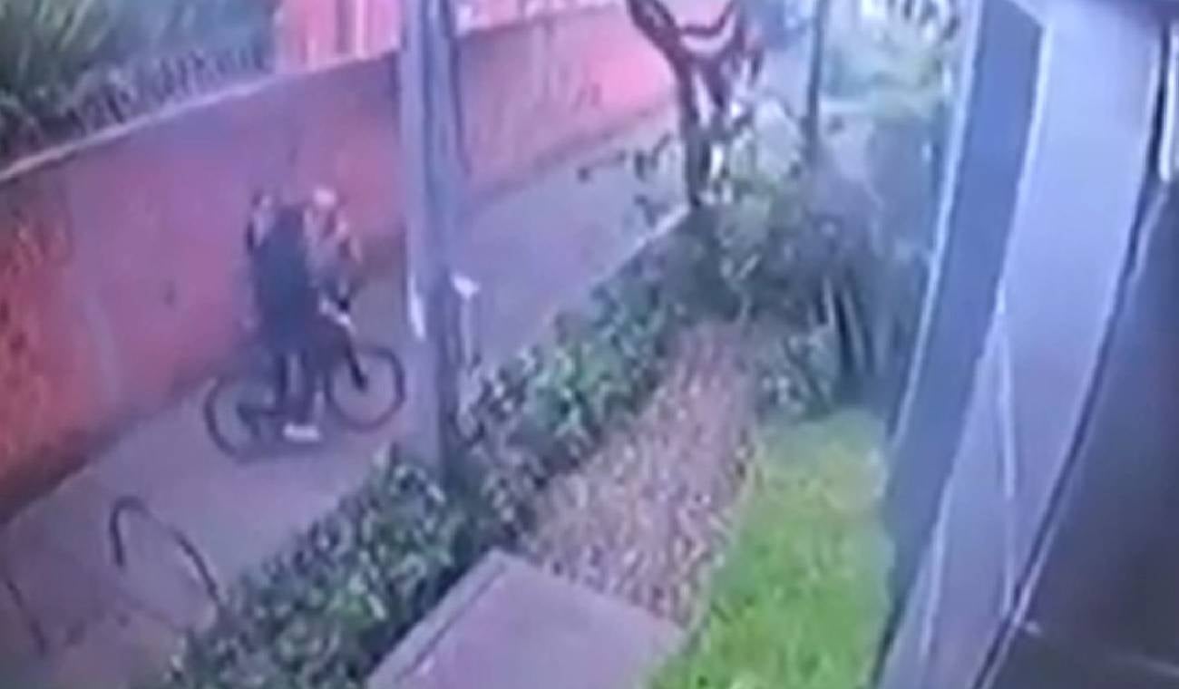 Golpiza en Bogotá
