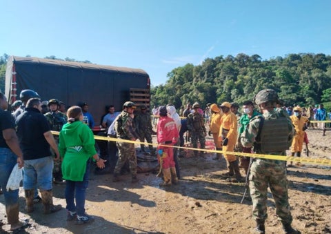 Derrumbe en Chocó