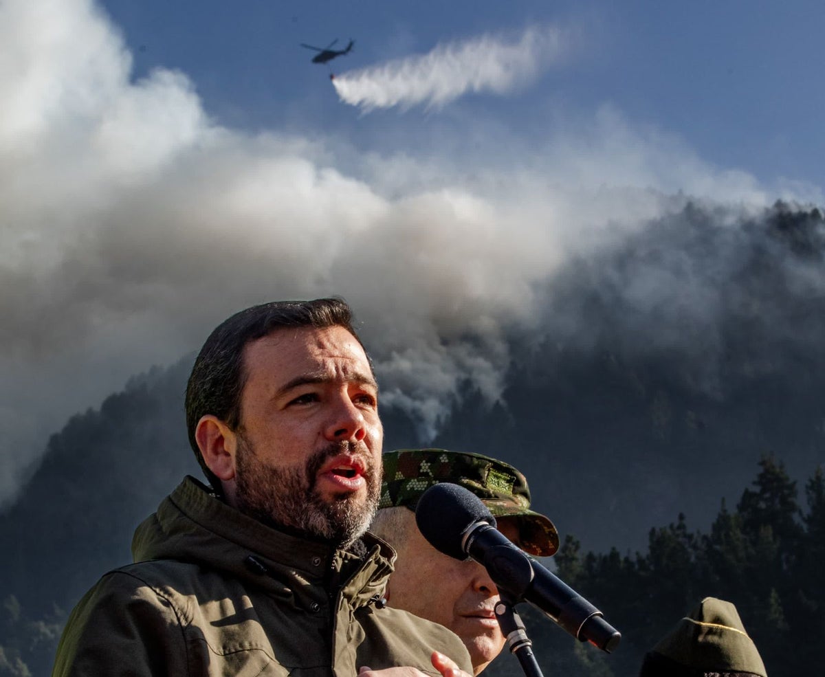 Carlos Fernando Galán, incendio