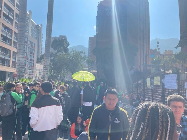 Protesta del sindicato del Sena