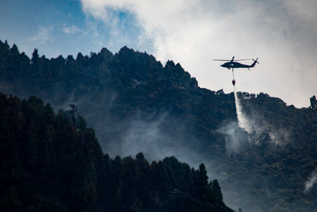 Dos incendio forestales en Bogotá