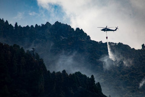 Dos incendio forestales en Bogotá