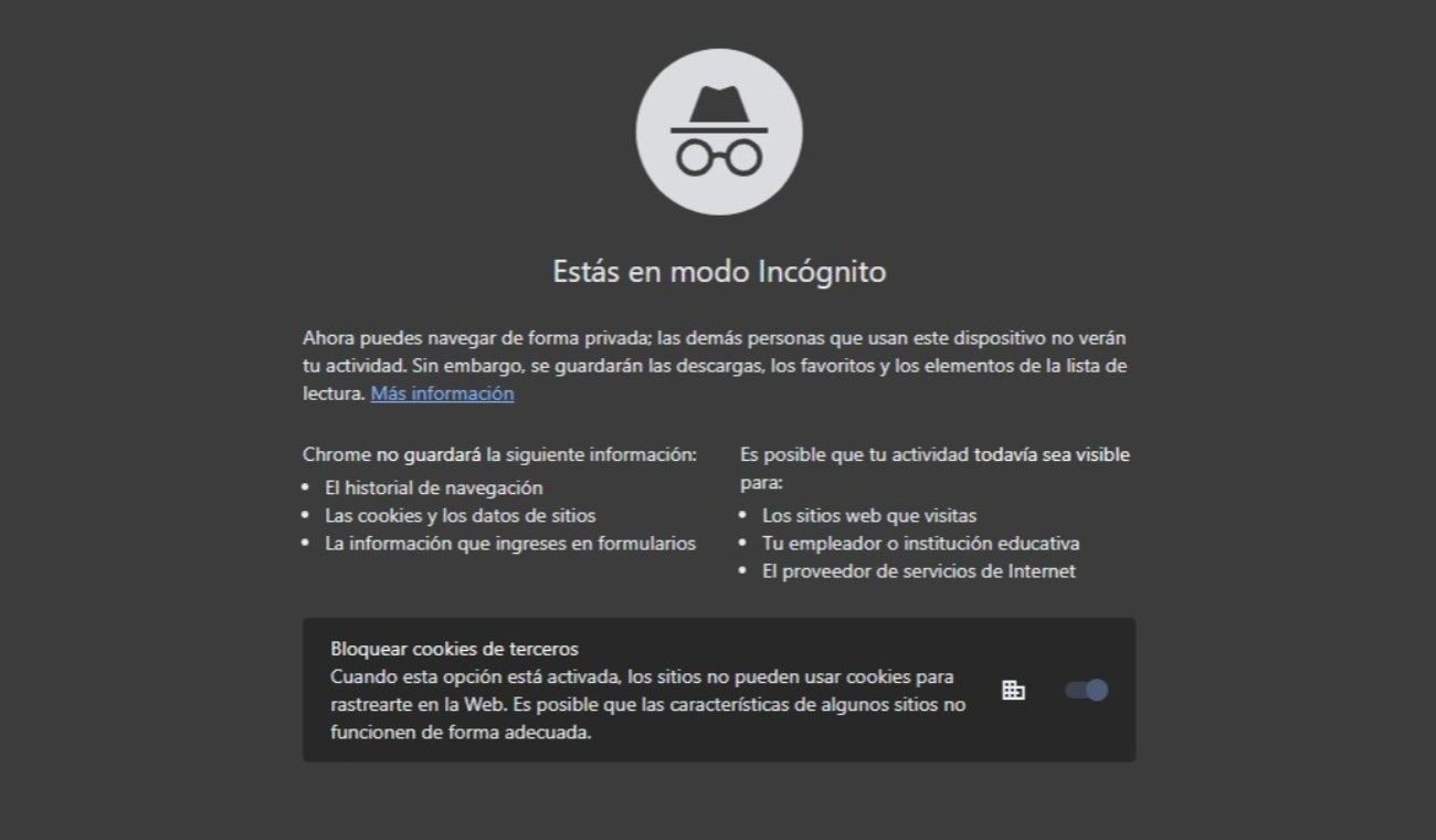 Google incógnito