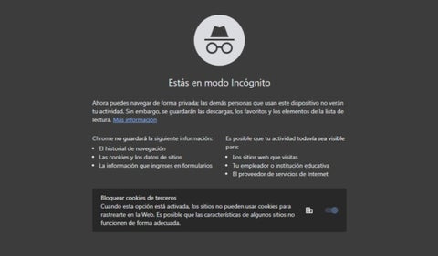 Google incógnito