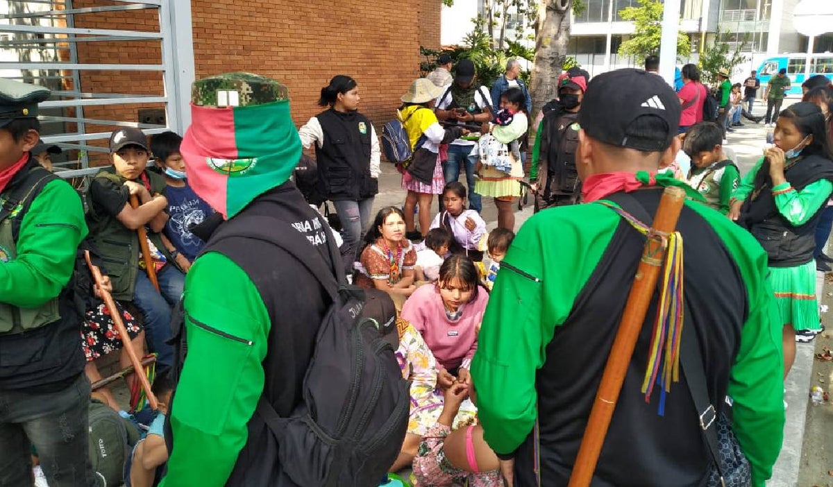 Indígenas en Bogotá