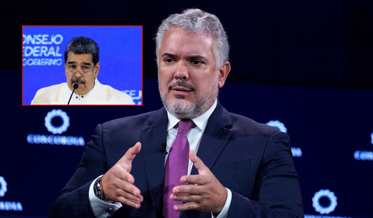 Iván Duque y Nicolás Maduro