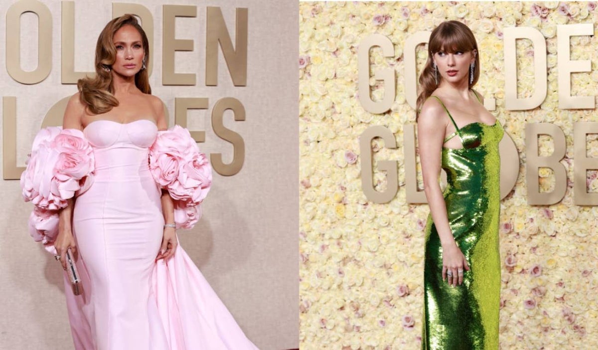 Jennifer López y Taylor Swift en los Golden Globes