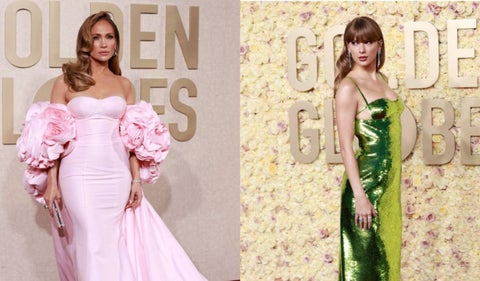Jennifer López y Taylor Swift en los Golden Globes