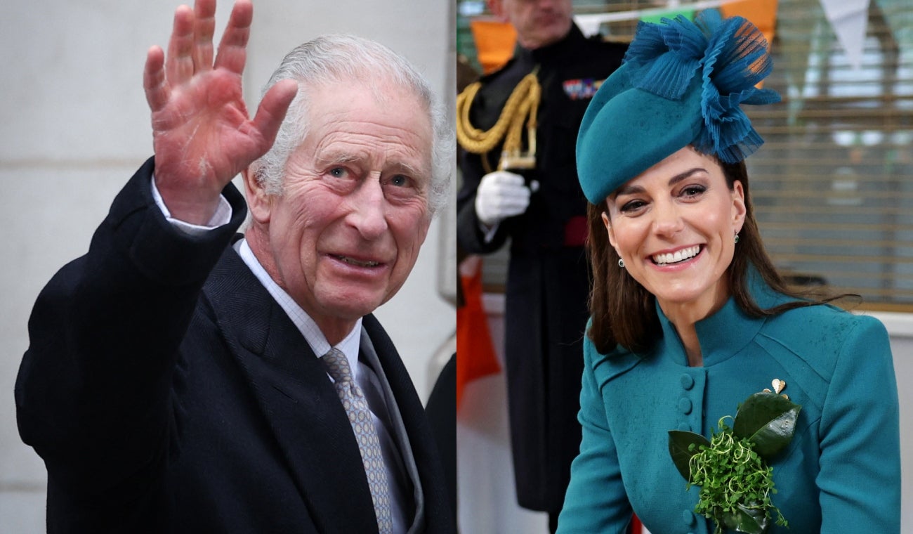 Kate Middleton y el rey Carlos III
