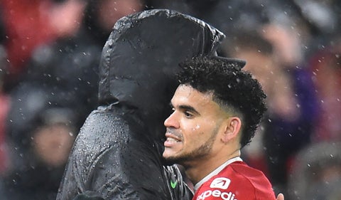 Klopp y Luis Díaz, 1 de enero de 2023