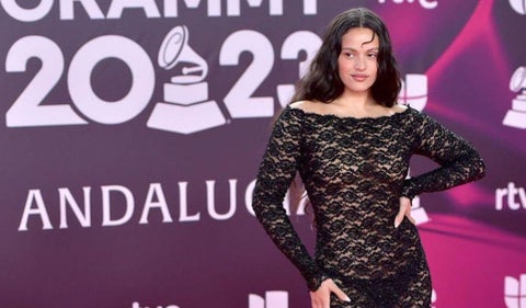 Rosalía durante los premios Grammy 2023