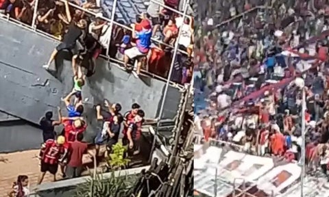 [Video] Batalla campal en partido de Cerro Porteño