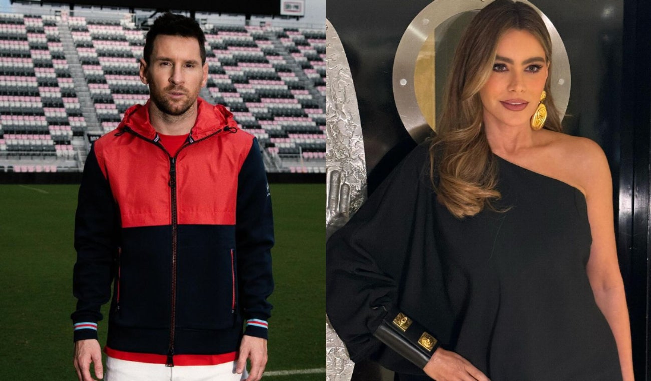 Lionel Messi y Sofía Vergara