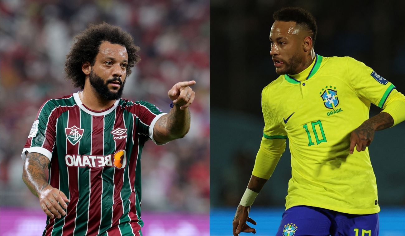 Marcelo y Neymar