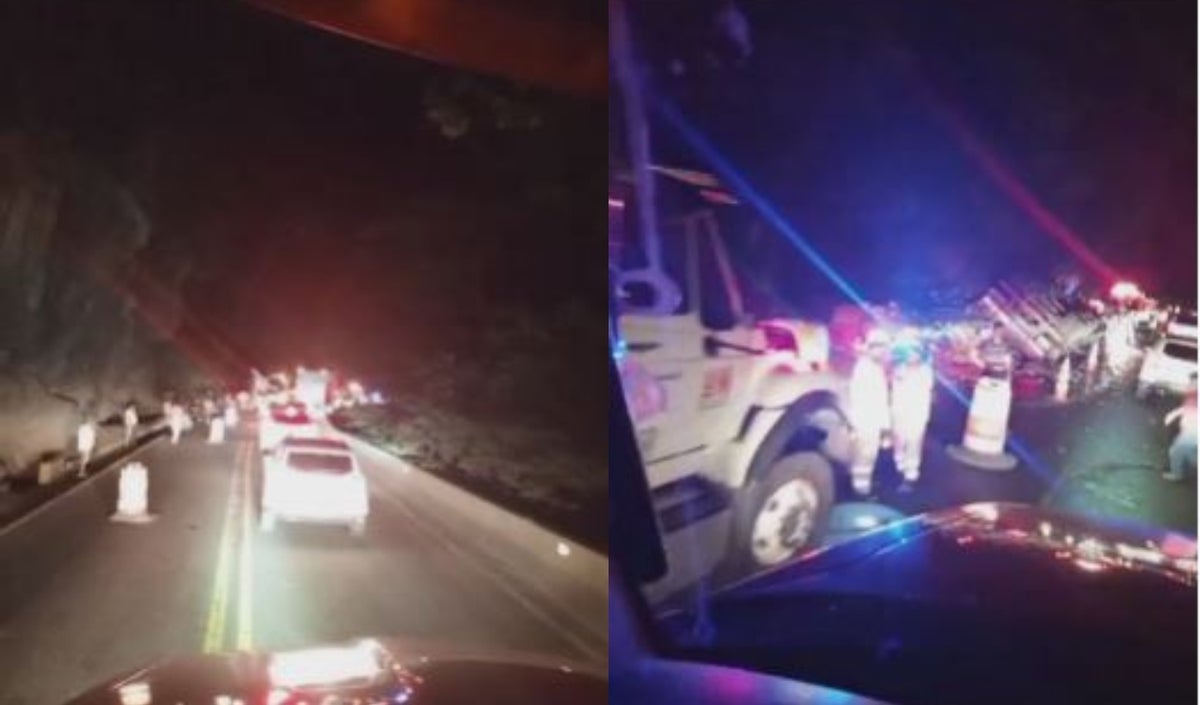 Hay tránsito lento en vía Bogotá - Girardot por accidente en la ‘Nariz del Diablo’